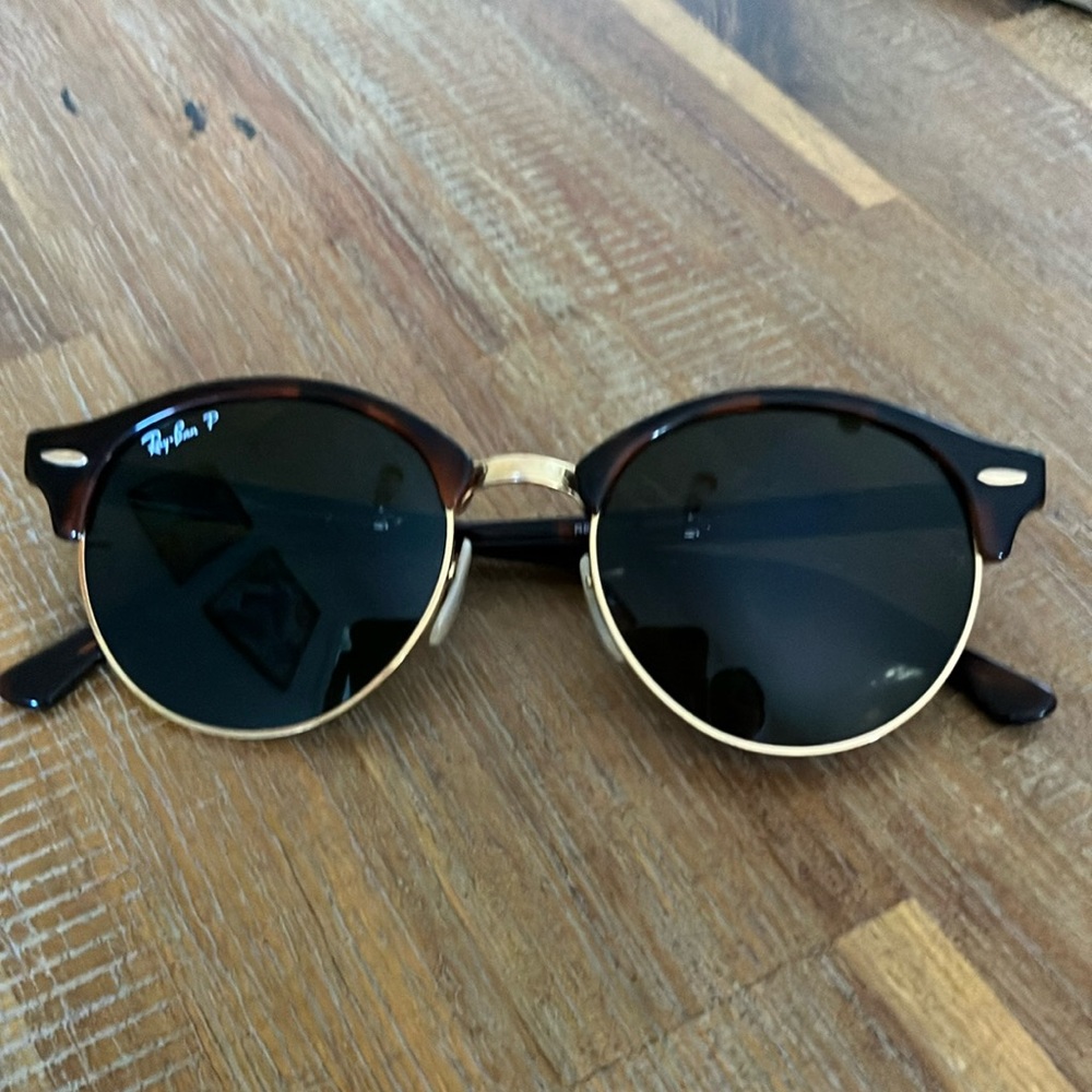 Ray-Ban Tortoise and Gold Sunglasses